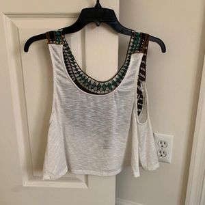 Tank Top with Aztec Design on Back (Small)